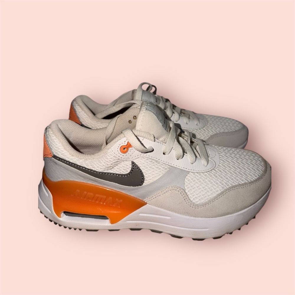 Nike Air Max Sneakers in Cream and Orange
